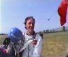 Merlin after landing.